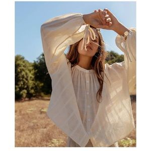 Christy Dawn Faye Top in Cream Small NWT